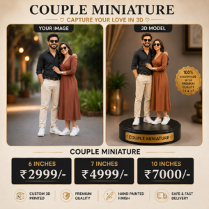 TURN YOUR PHOTO INTO A REAL 3D MINIATURE FOR COUPLE