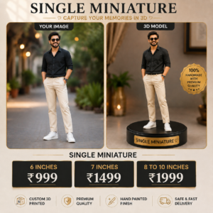 TURN YOUR PHOTO INTO A REAL 3D MINIATURE FOR BOYS