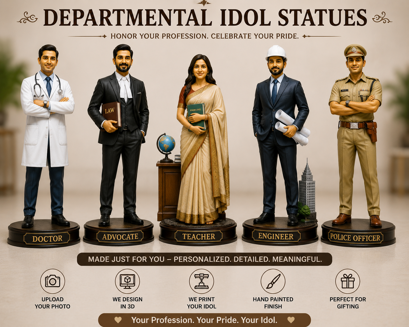 Personalized Professional Idol Statues